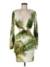 Forever 21 Tropical Green Cocktail Dress Size M - photo 1