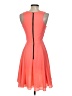 Naven 100% Polyester Solid Orange Cocktail Dress Size XS - photo 2