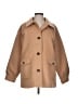 Ellison Solid Tan Coat Size L - photo 1