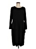 Susan Graver Solid Black Casual Dress Size M - photo 1