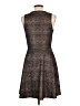 Everly Animal Print Brown Cocktail Dress Size L - photo 2
