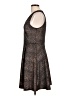 Everly Animal Print Brown Cocktail Dress Size L - photo 5