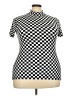 rue21 Checkered-gingham Black Short Sleeve Turtleneck Size 3X - photo 1