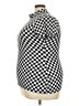 rue21 Checkered-gingham Black Short Sleeve Turtleneck Size 3X - photo 5