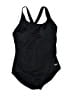 Speedo Solid Black One Piece Swimsuit Size Lg (36) - photo 1