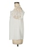 WAYF 100% Polyester Ivory Sleeveless Blouse Size M - photo 5