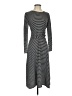 Max Studio Stripes Gray Casual Dress Size S - photo 1
