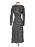 Max Studio Stripes Gray Casual Dress Size S - photo 2
