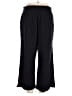 Lands' End 100% Cotton Solid Black Casual Pants Size 1X - photo 2