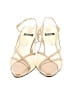 Stuart Weitzman Gold Heels Size 7 1/2 - photo 2