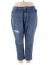 Hollister Hearts Blue Jeans Size 35 waist - photo 1