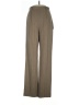 Carlisle Chevron-herringbone Brown Wool Pants Size 12 - photo 1