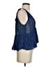 Akemi + Kin 100% Polyester Stripes Blue Sleeveless Blouse Size XS - photo 4