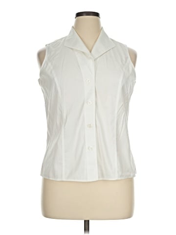 Jones New York Collection Sleeveless Button-Down Shirt (view 1)