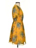 Madewell 100% Polyester Tropical Yellow Casual Dress Size 2 - photo 4