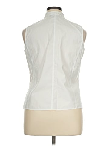 Jones New York Collection Sleeveless Button-Down Shirt (view 2)