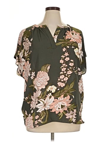 Philosophy Republic Clothing Short Sleeve Blouse (view 1)