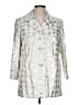J.Crew Collection 100% Silk Silver Coat Size 12 - photo 1