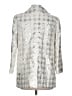J.Crew Collection 100% Silk Silver Coat Size 12 - photo 2