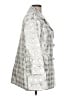 J.Crew Collection 100% Silk Silver Coat Size 12 - photo 4