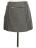 Trina Turk Houndstooth Black Wool Skirt Size 4 - photo 2