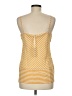 Gold Hawk 100% Silk Yellow Sleeveless Top Size M - photo 2
