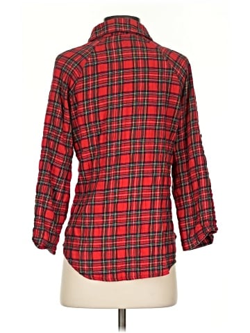 Minkpink 3/4 Sleeve Button-Down Shirt (view 2)