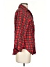 Minkpink 100% Cotton Plaid Red 3/4 Sleeve Button-Down Shirt Size XS - photo 4