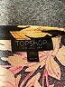Topshop 100% Polyester Floral Black Short Sleeve T-Shirt Size 2 - photo 7