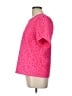 Charter Club 100% Polyester Pink Short Sleeve Blouse Size L - photo 5
