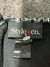 Style&Co 100% Polyester Black Short Sleeve Blouse Size XL - photo 7