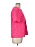 Charter Club 100% Polyester Pink Short Sleeve Blouse Size L - photo 4