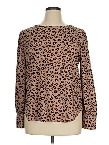Ann Taylor Factory Long Sleeve Blouse (view 1)