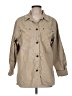 Susan Bristol 100% Cotton Tan 3/4 Sleeve Button-Down Shirt Size M - photo 1