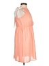 Jella Couture 100% Polyester Solid Orange Casual Dress Size L - photo 4