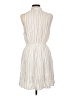 Dreamers Stripes Ivory Casual Dress Size L - photo 2