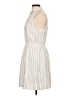 Dreamers Stripes Ivory Casual Dress Size L - photo 5