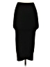 Alice + Olivia Solid Black Wool Skirt Size XS - photo 1