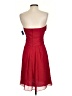 David's Bridal 100% Polyester Red Cocktail Dress Size 6 - photo 2
