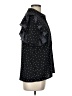 Mod Ref 100% Polyester Polka Dots Black Short Sleeve Blouse Size L - photo 4