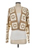 Elan 100% Acrylic Gold Cardigan Size XS - photo 1
