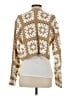 Elan 100% Acrylic Gold Cardigan Size XS - photo 2