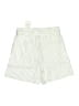 AE77 100% Linen Stripes Ivory Cargo Shorts Size 12 - photo 2