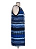 Apt. 9 Graphic Blue Casual Dress Size L - photo 4