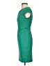 MNG 100% Polyester Solid Green Casual Dress Size 2 - photo 5