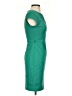 MNG 100% Polyester Solid Green Casual Dress Size 2 - photo 4