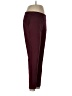 dalia Solid Burgundy Active Pants Size L - photo 4