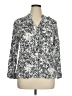 Zingara Print Silver 3/4 Sleeve Blouse Size XL - photo 1