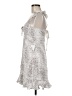 Olivaceous 100% Rayon Animal Print White Cocktail Dress Size M - photo 5