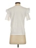 Zara Ivory Short Sleeve Top Size S - photo 2